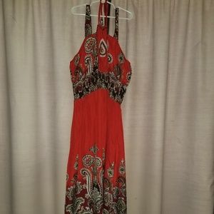 Semi formal red dress